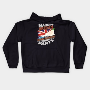 Made In Britain With Sierra Leonean Parts - Gift for Sierra Leonean From Sierra Leone Kids Hoodie